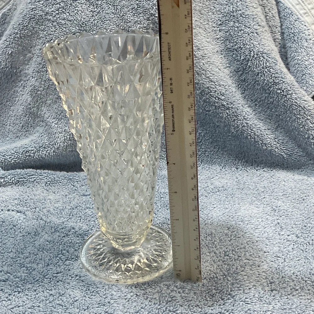 Crystal Cut Glass Vase